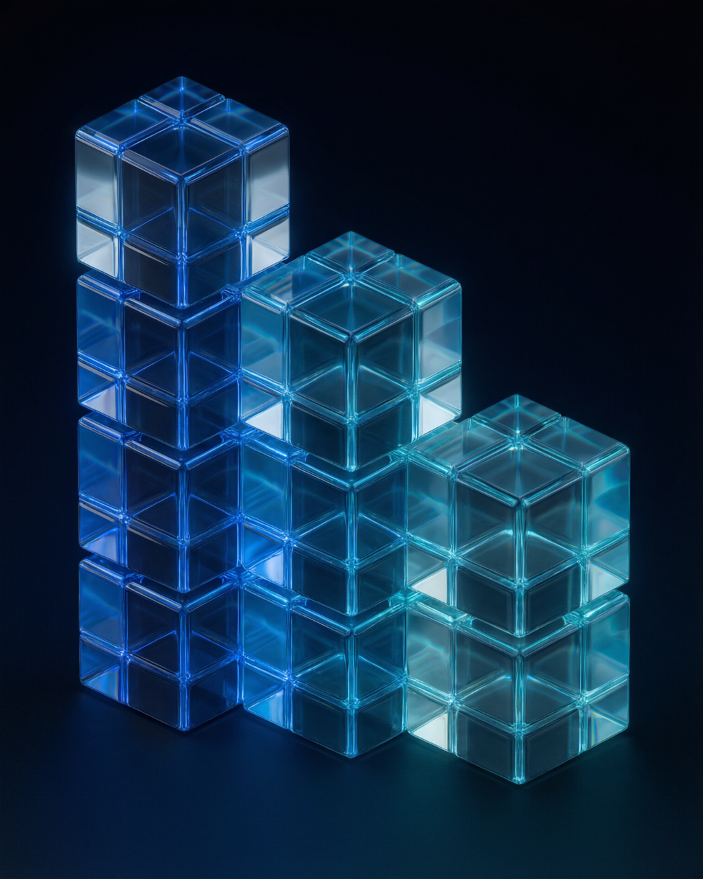 硅基晶格 3D 渲染图